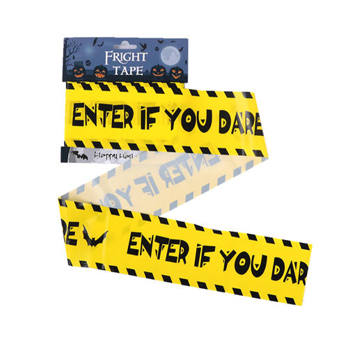Yellow Fright Tape - ENTER IF YOU DARE