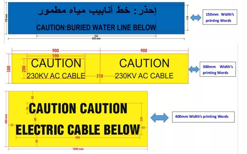 aluminum detectable warning tape